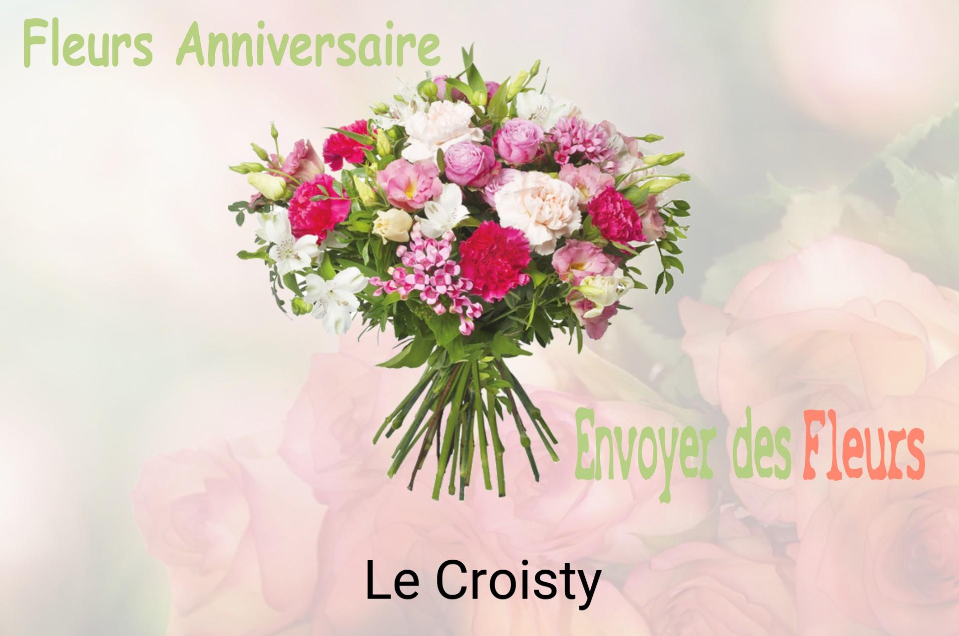 Bouquet de fleurs d’anniversaire livré à Le Croisty