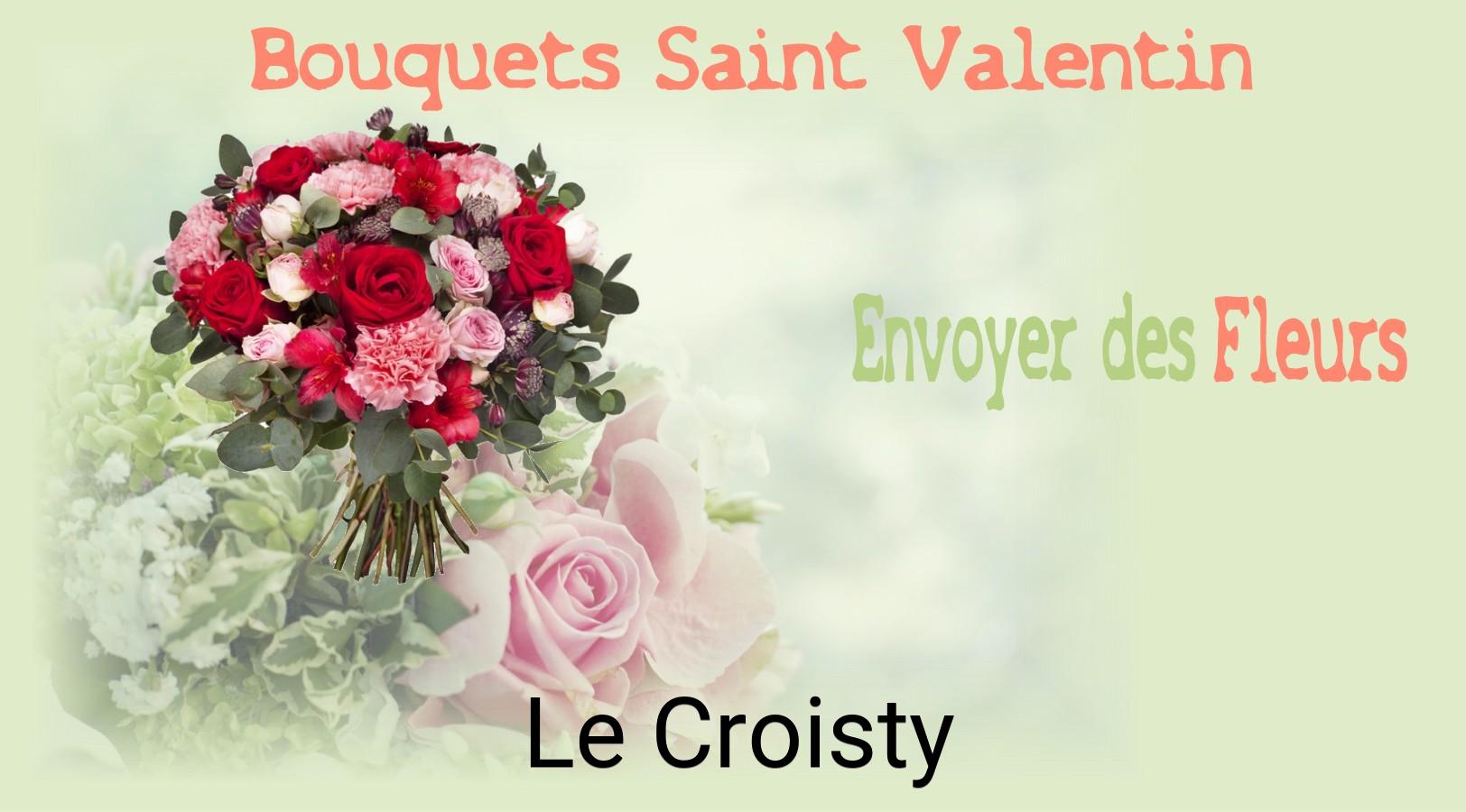 Roses de Saint-Valentin livrées à Le Croisty
